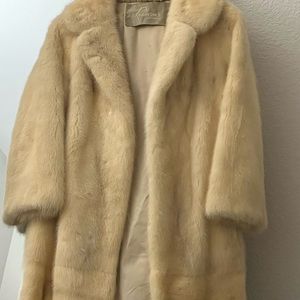 SOLD — mink fur coat women size s/m Robinson’s California
